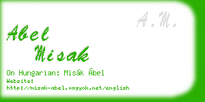 abel misak business card